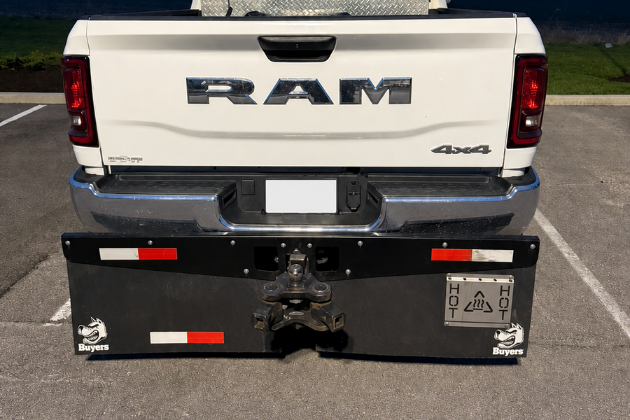 Full-width mud flaps